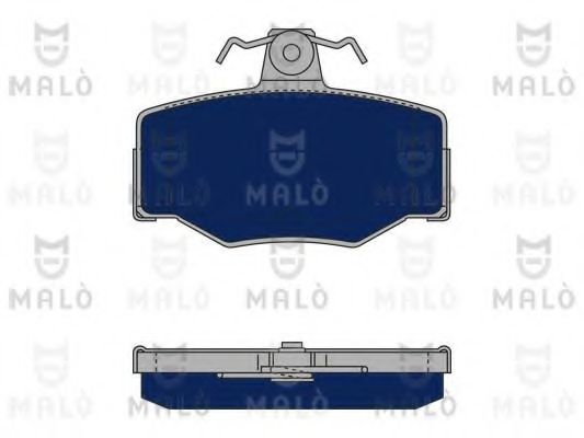 Комплект тормозных колодок, дисковый тормоз MALÒ 1050289