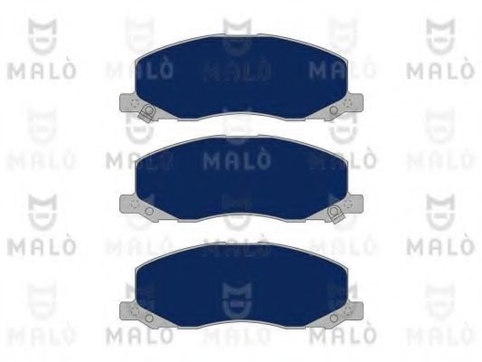 Комплект тормозных колодок, дисковый тормоз MALÒ 1051111