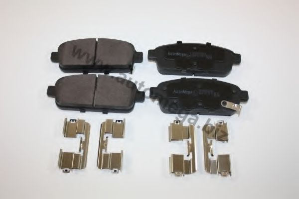Комплект тормозных колодок, дисковый тормоз AUTOMEGA 3016050294