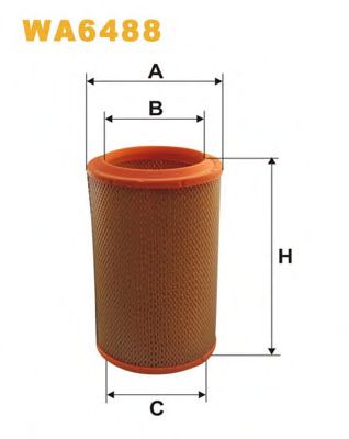 Воздушный фильтр WIX FILTERS WA6488