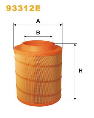 Воздушный фильтр WIX FILTERS 93312E