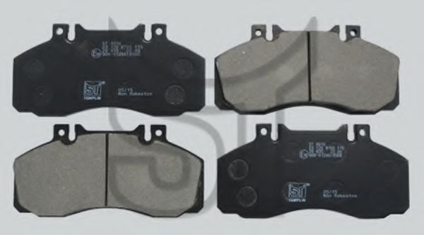 Комплект тормозных колодок, дисковый тормоз ST-TEMPLIN 03.120.8700.170