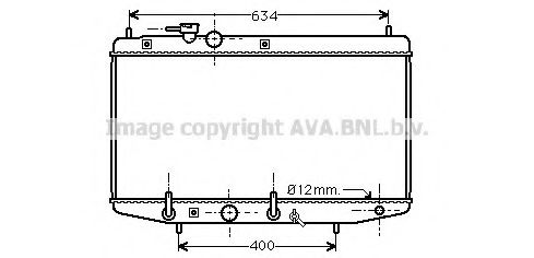 Радиатор, охлаждение двигателя PRASCO DU2029