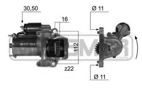 Стартер MESSMER 220372