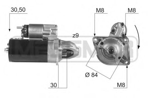 Стартер MESSMER 220435