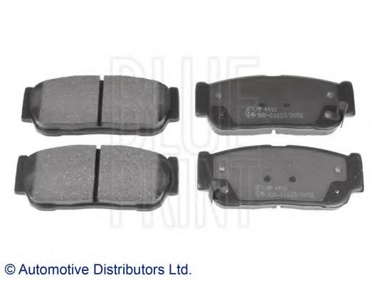 Комплект тормозных колодок, дисковый тормоз BLUE PRINT ADG042111