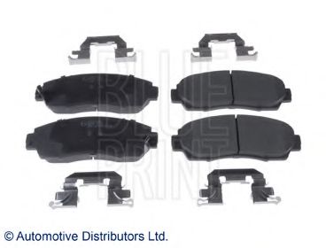 Комплект тормозных колодок, дисковый тормоз BLUE PRINT ADH24288