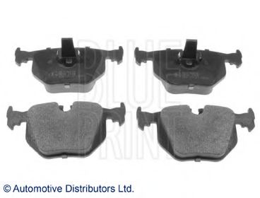 Комплект тормозных колодок, дисковый тормоз BLUE PRINT ADJ134218