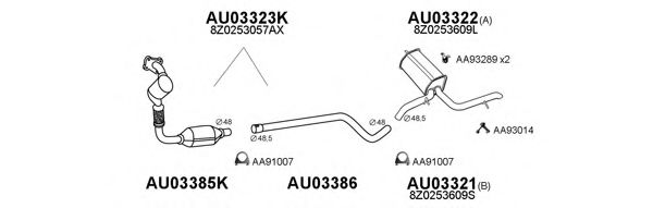 Система выпуска ОГ VENEPORTE 030088