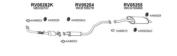 Система выпуска ОГ VENEPORTE 050011