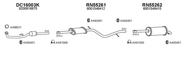 Система выпуска ОГ VENEPORTE 160004