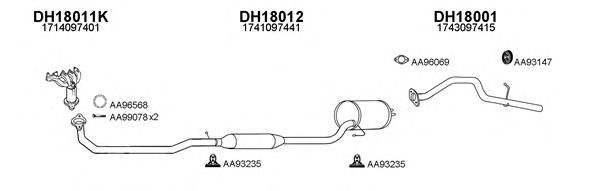 Система выпуска ОГ VENEPORTE 180006