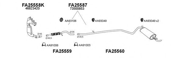 Система выпуска ОГ VENEPORTE 250167