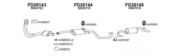 Система выпуска ОГ VENEPORTE 300016