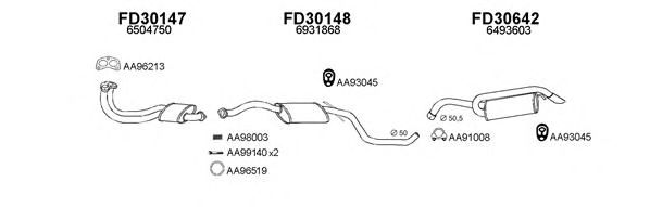 Система выпуска ОГ VENEPORTE 300184