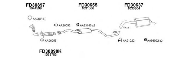 Система выпуска ОГ VENEPORTE 300301