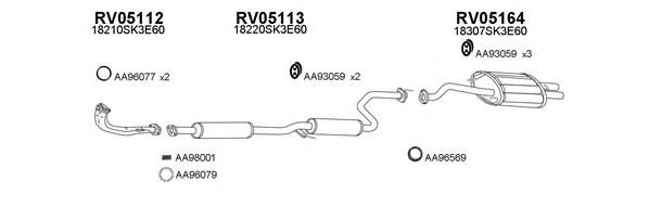 Система выпуска ОГ VENEPORTE 330030