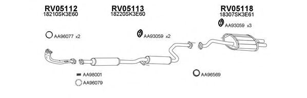 Система выпуска ОГ VENEPORTE 330039