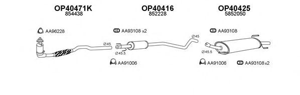 Система выпуска ОГ VENEPORTE 400206