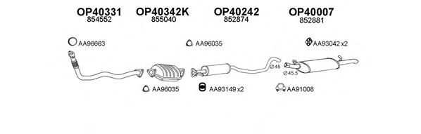 Система выпуска ОГ VENEPORTE 400273