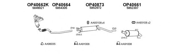 Система выпуска ОГ VENEPORTE 400372