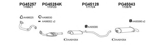 Система выпуска ОГ VENEPORTE 450057