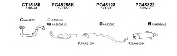 Система выпуска ОГ VENEPORTE 450248