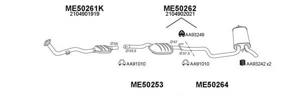 Система выпуска ОГ VENEPORTE 500088