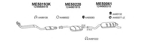 Система выпуска ОГ VENEPORTE 500152