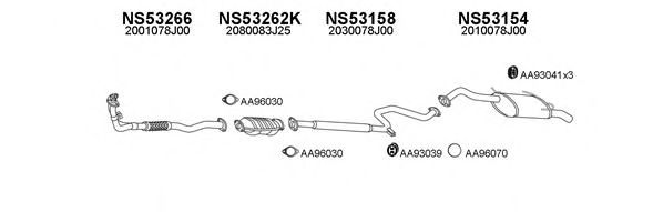 Система выпуска ОГ VENEPORTE 530026
