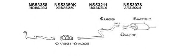 Система выпуска ОГ VENEPORTE 530156