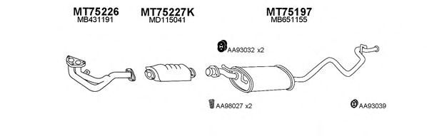 Система выпуска ОГ VENEPORTE 750007