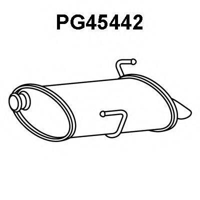 Глушитель выхлопных газов конечный VENEPORTE PG45442