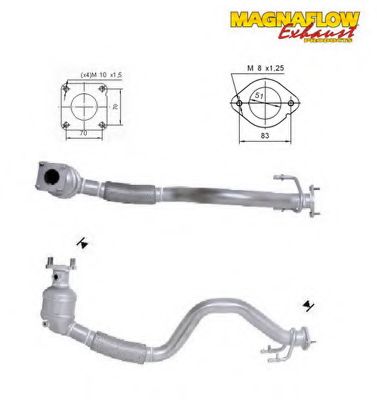 Катализатор MAGNAFLOW 68801