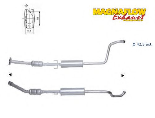 Катализатор MAGNAFLOW 78028