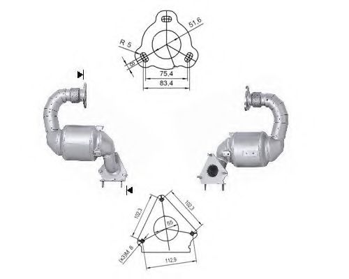 Катализатор MAGNAFLOW 66312D