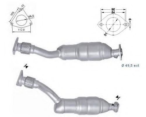 Катализатор MAGNAFLOW 76363