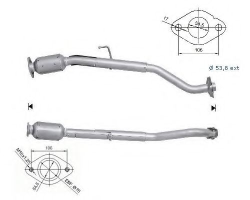 Катализатор MAGNAFLOW 67613