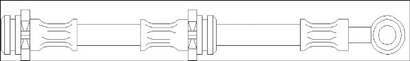 Тормозной шланг WOKING G1904.13