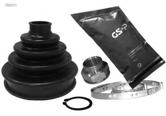 Монтажный комплект, сильфон приводного вала GSP 780311