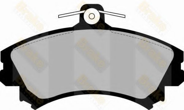 Комплект тормозных колодок, дисковый тормоз Brake ENGINEERING PA1132