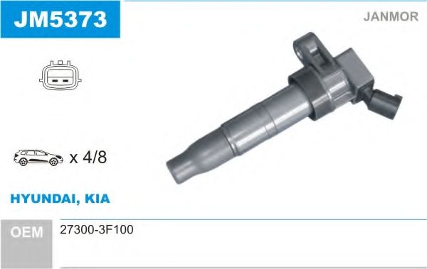 Катушка зажигания JANMOR JM5373