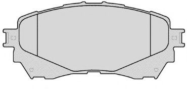 Комплект тормозных колодок, дисковый тормоз RAICAM RA.0934.0