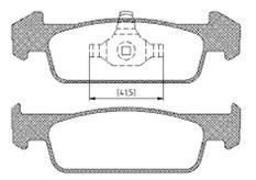 Комплект тормозных колодок, дисковый тормоз RAICAM RA.0994.1