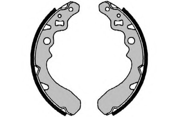 Комплект тормозных колодок DELPHI 1362