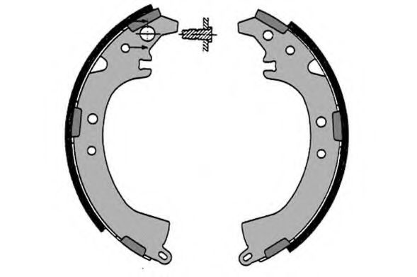 Комплект тормозных колодок RAICAM RA27850