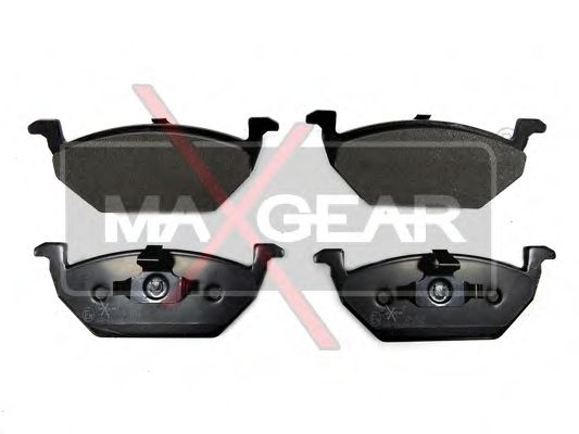 Комплект тормозных колодок, дисковый тормоз MAXGEAR 19-0614