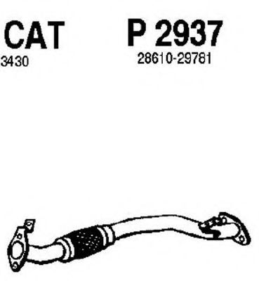 Труба выхлопного газа FENNO P2937