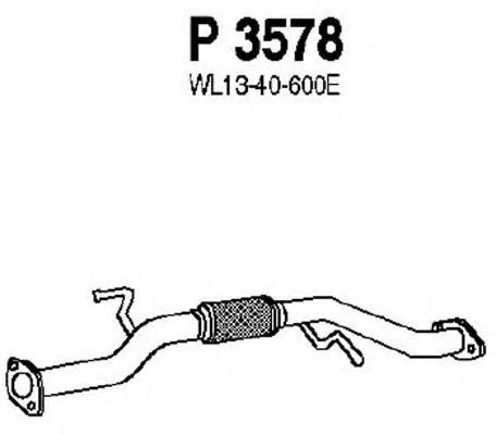 Труба выхлопного газа FENNO 3578