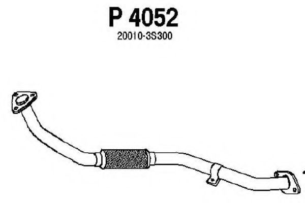 Труба выхлопного газа FENNO P4052